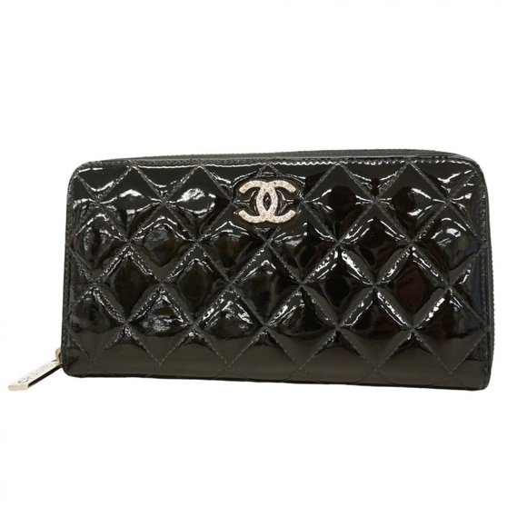 CHANEL Black Leather Wallet - Picture 1 of 13